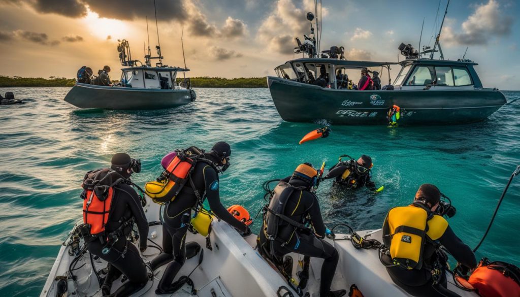 Diving safety during lobster season